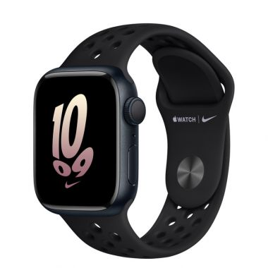 Apple Watch Series 8 41mm GPS Mới (Chính Hãng) - Khung Viền Nhôm Đen Dây Nike Sport
