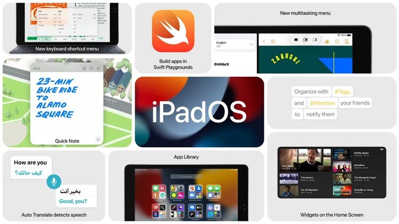  iPad Mini 6 sẽ chạy trên iPadOS 15 với nhiều sự cải tiến và tính năng mới.